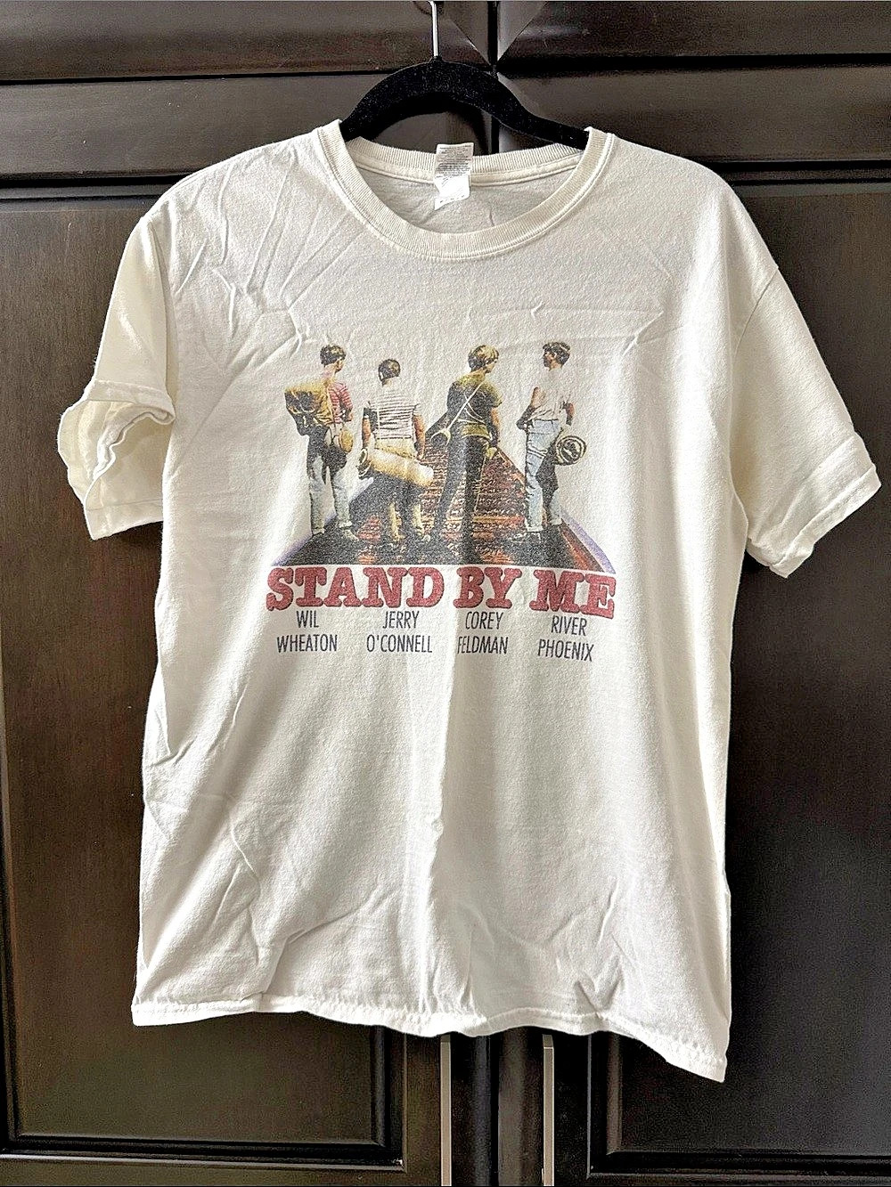 Cult classic movie Stand by Me graphic tee White Size Medium